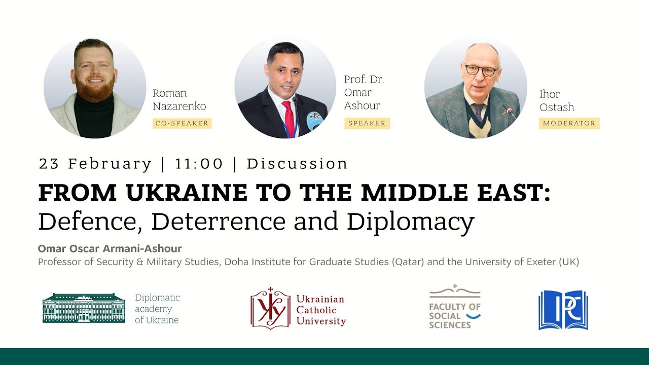From Ukraine to the Middle East: On Defence, Deterrence & Diplomacy