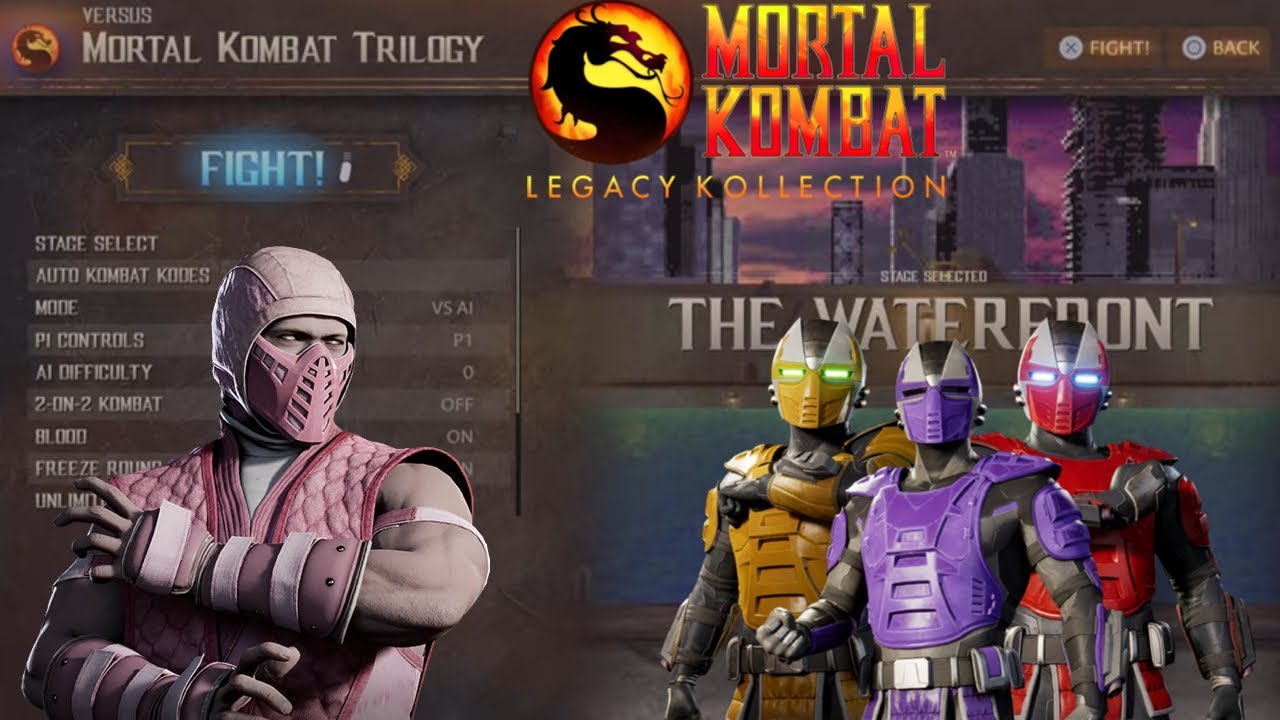 MK Legacy Kollection MK Trilogy Chameleon AKA Pink Floyd Gameplay Floyd Vs The Cyber Ninjas