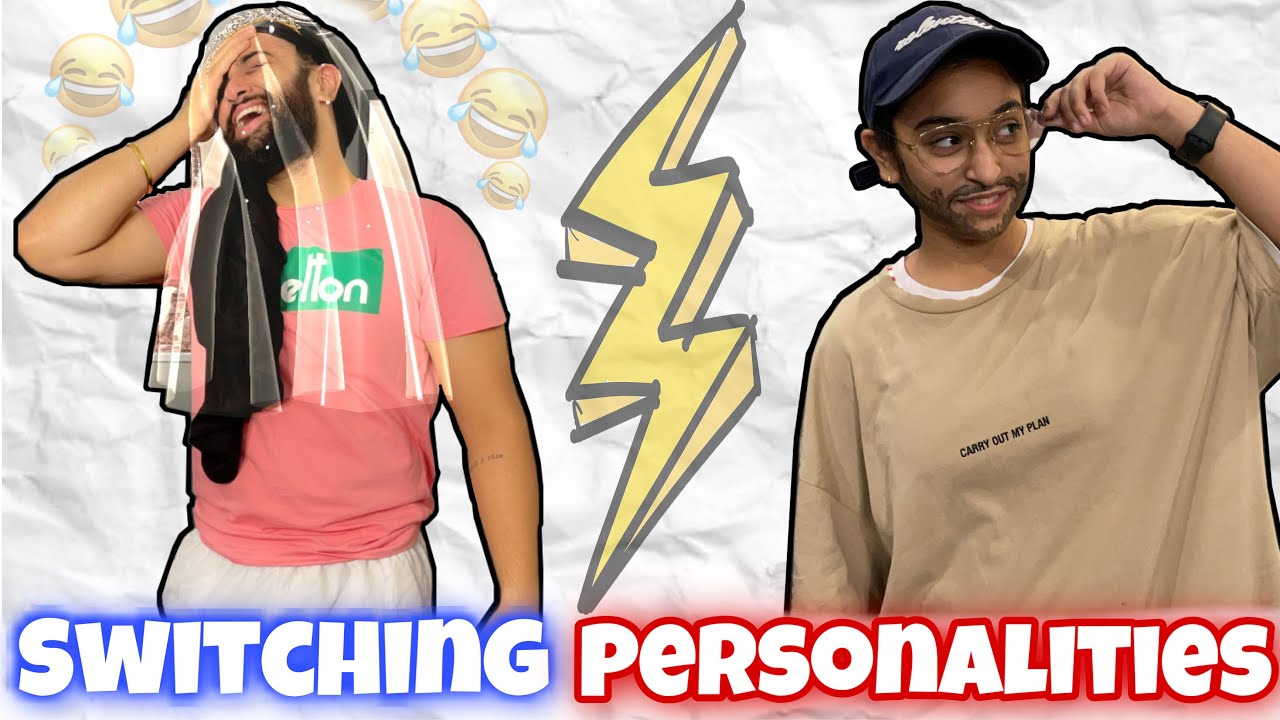 SWITCHING PERSONALITIES for 24 HOURS😂 | Itsmegagan | gursheen Kaur