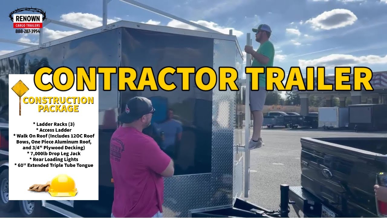 Contractor Trailer: The Perfect Mobile Workshop