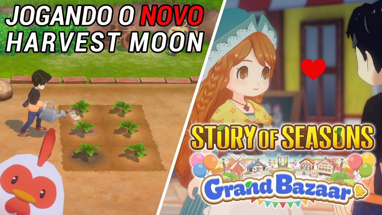 Estou Impressionado com Story of Seasons: Grand Bazaar! | PT-BR