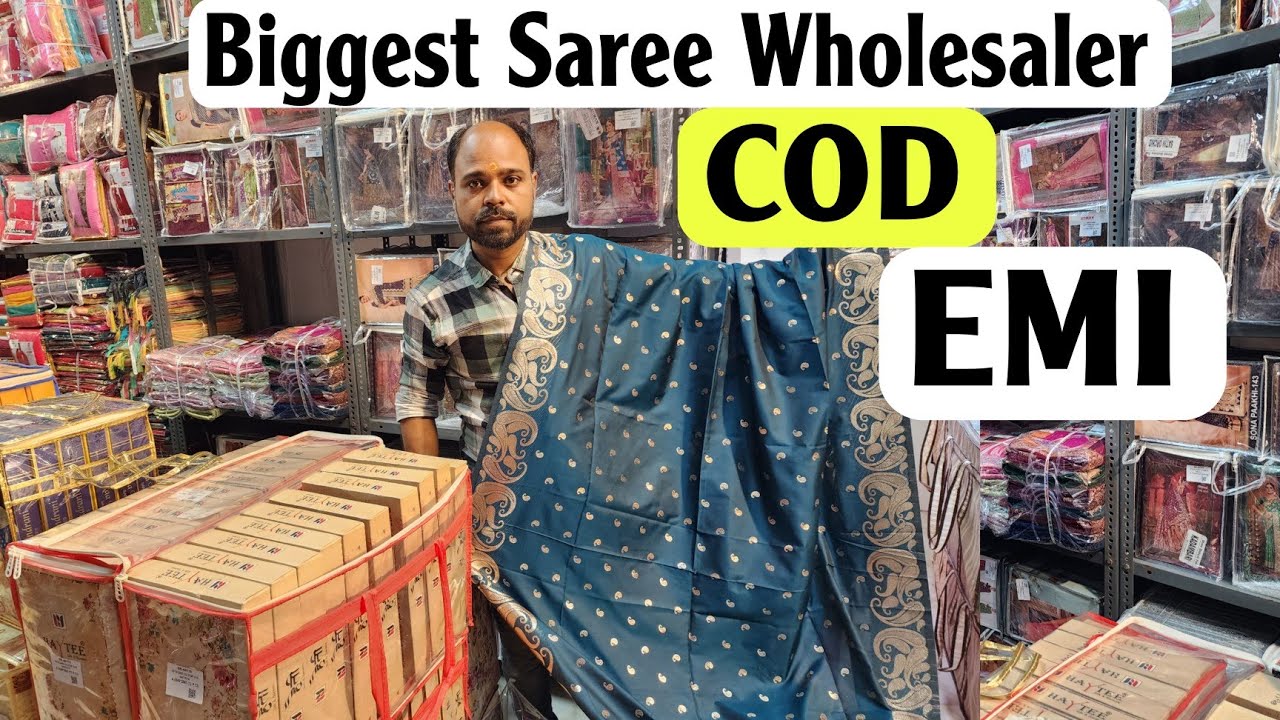 Biggest Fancy Saree Wholesaler Kolkata | Barabazar Wholesale Market