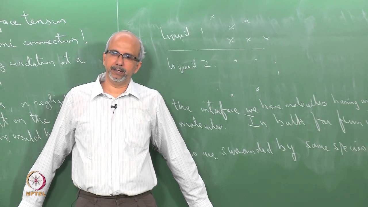Mod-01 Lec-34 Marangoni convection: Generalised tangential and normal stress boundary conditions