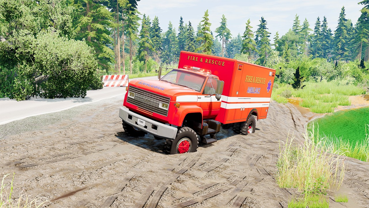 Mobil vs Mud #14 - BeamNG Drive