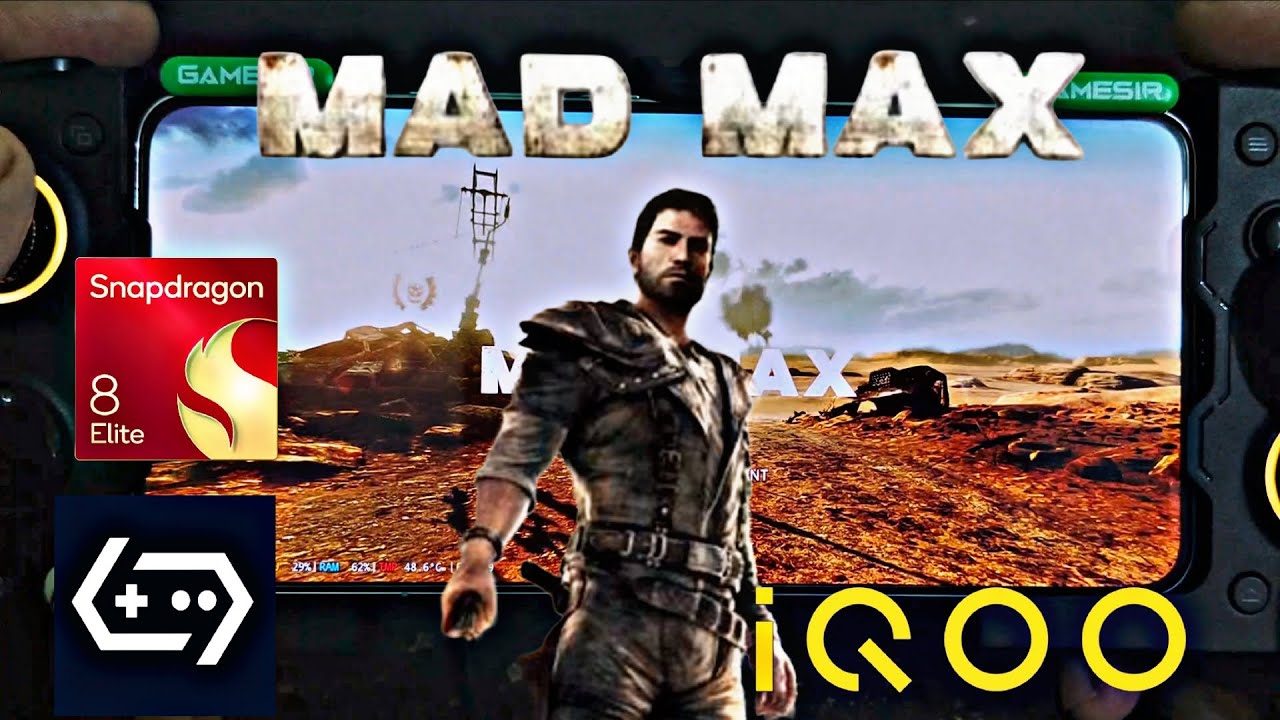iQOO 13 vs MAD MAX! Gameplay Rata Kanan di Gamehub Emulator (Snapdragon 8 Elite Test)