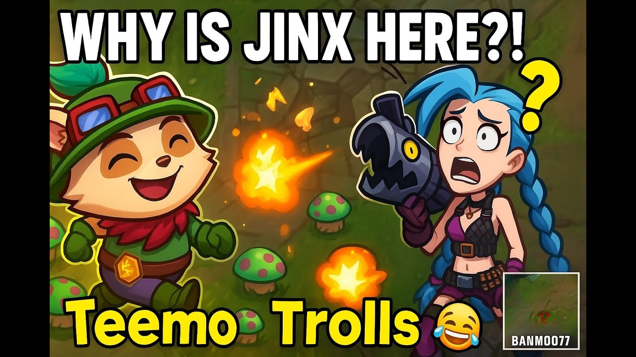 Teemo Trolls a Lost Jinx Top?! 😂 What Is This Matchup?!