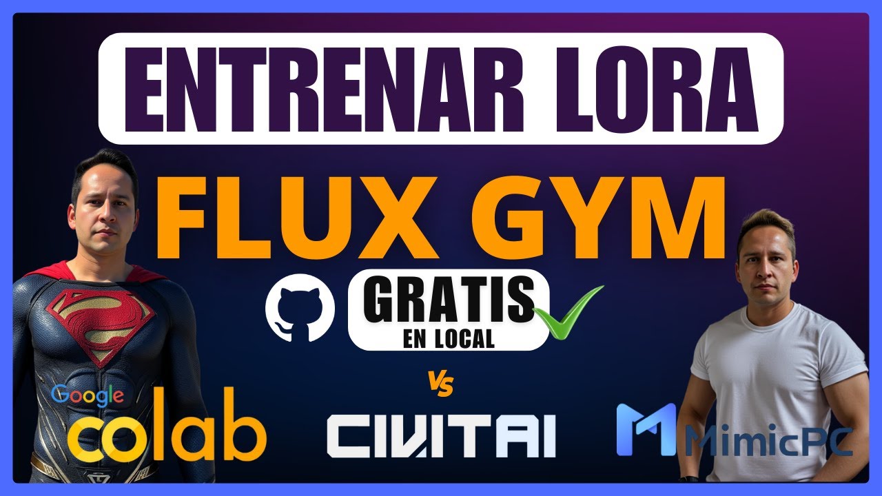Cómo Entrenar una LoRA con Flux Gym en Local + Alternativas en la Nube (Guía Completa)