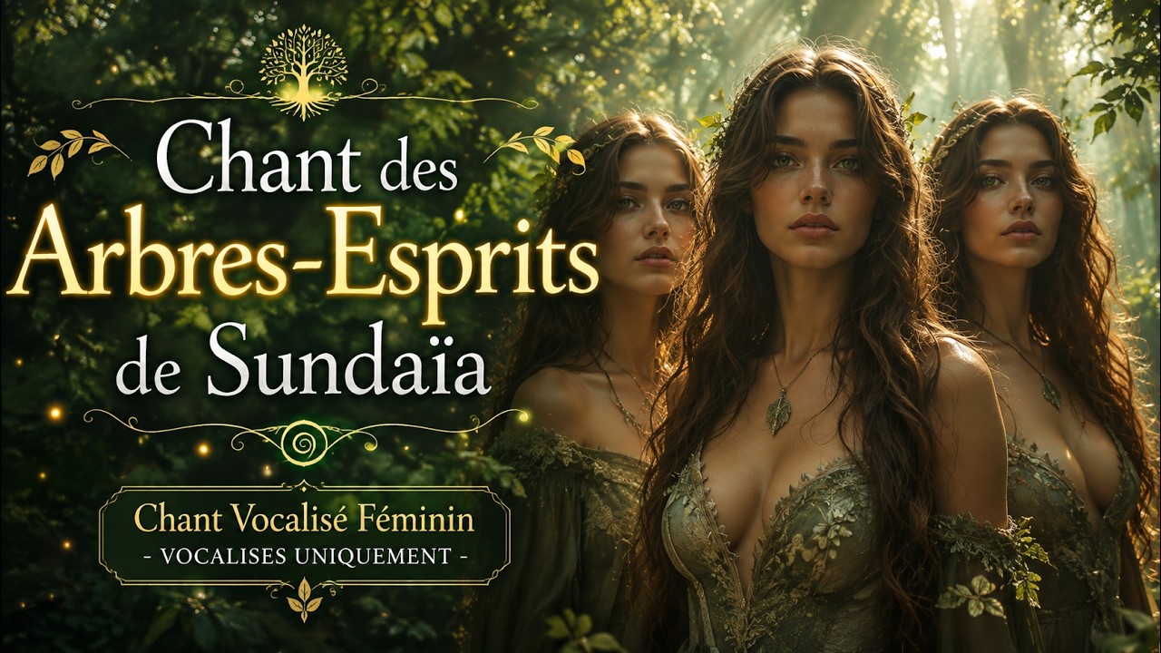 🌿 Chant Des Arbres Esprits de Sundaïa - Chaque feuille garde la mémoire des âmes qui écoutent.