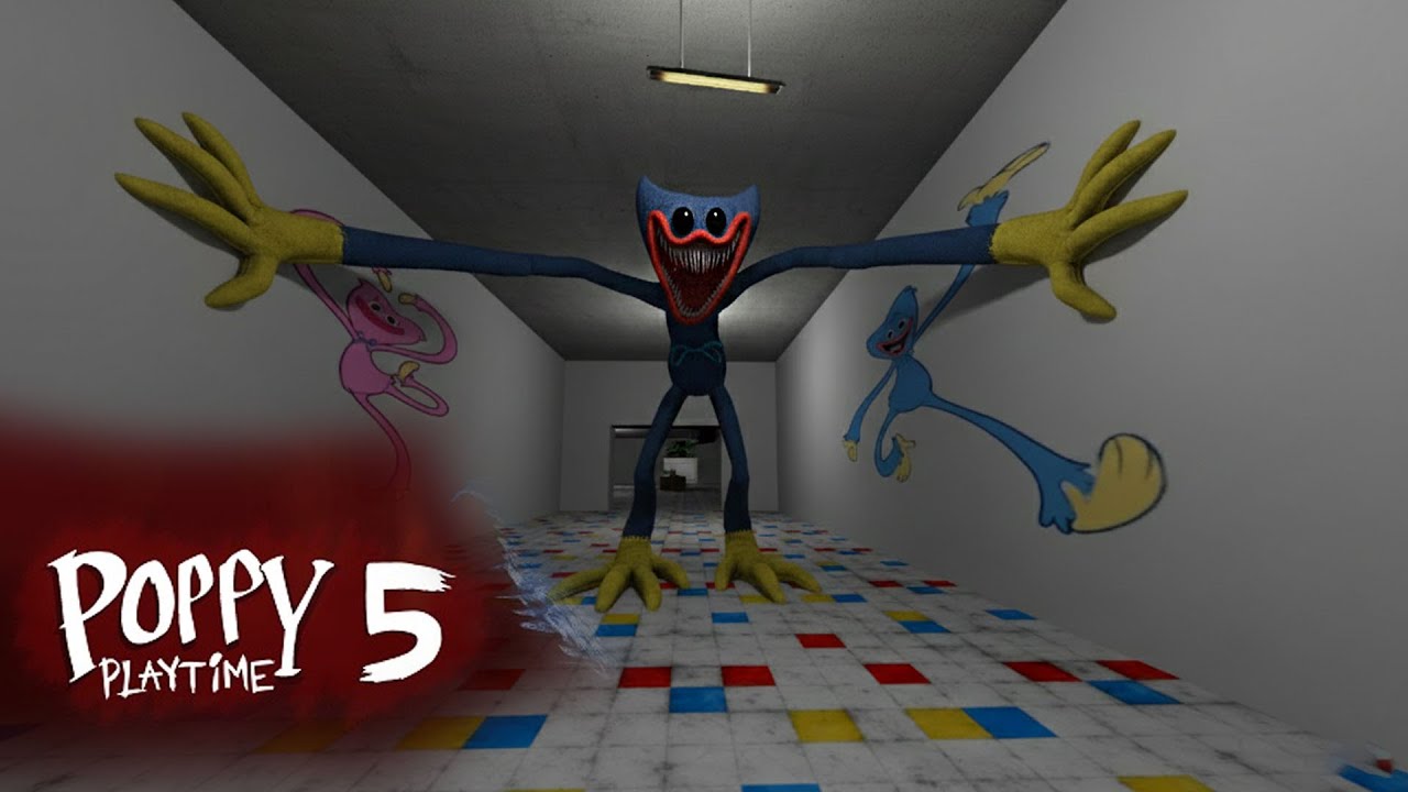 HUGGY WUGGY FROM POPPY PLAYTIME APPEARS IN THE BASEMENT | Garry's mod Animation