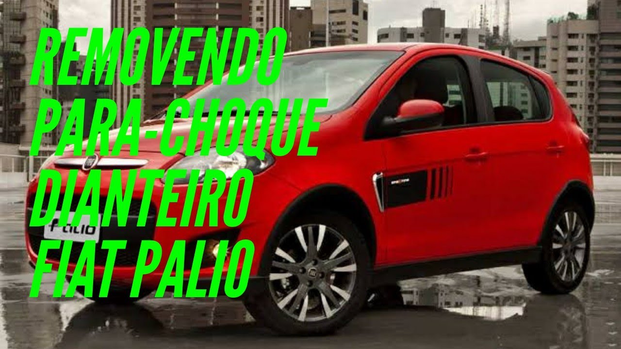 Como remover tirar trocar desmontar para-choque dianteiro Fiat Palio 5 geração 🚙🔧
