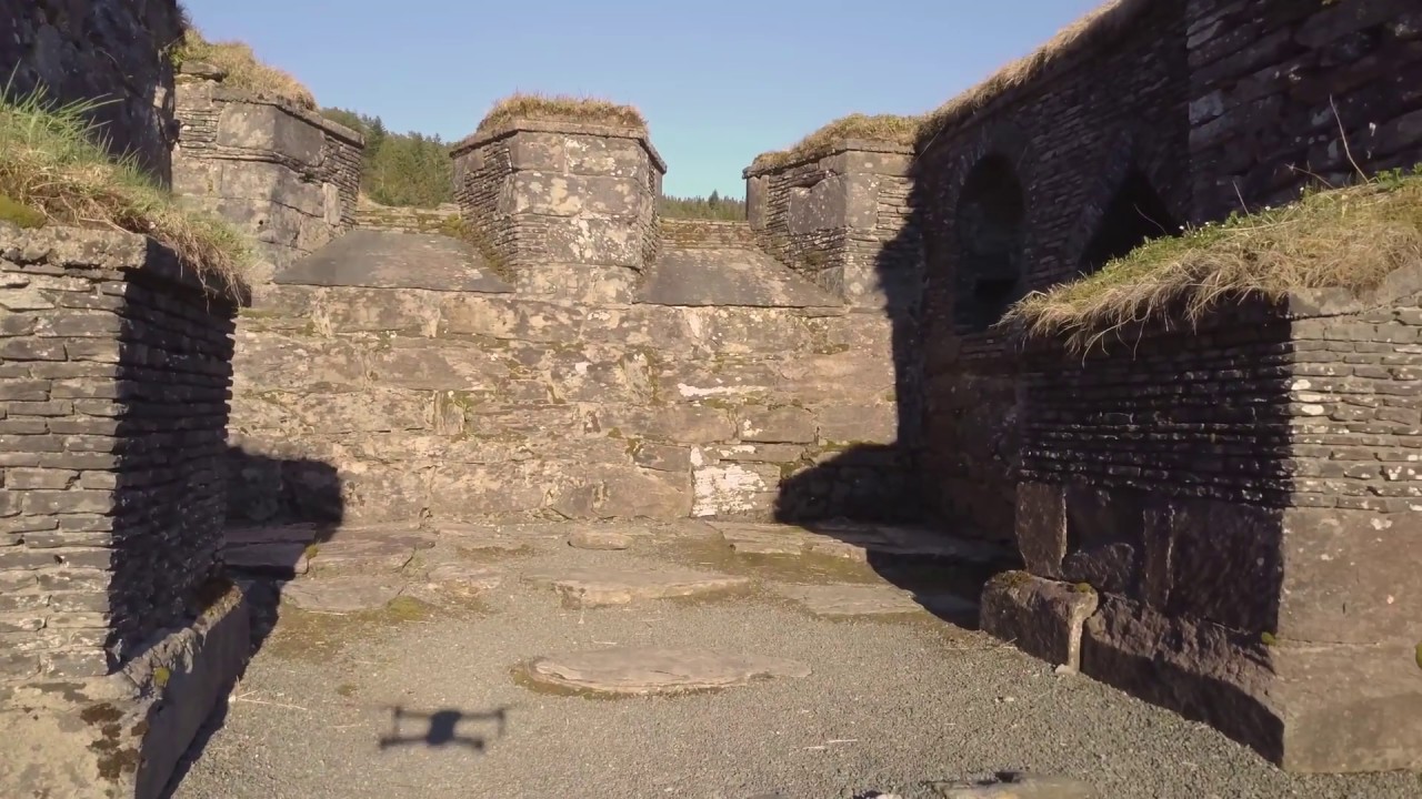 Lyskloster monastery ruins Mavic Pro