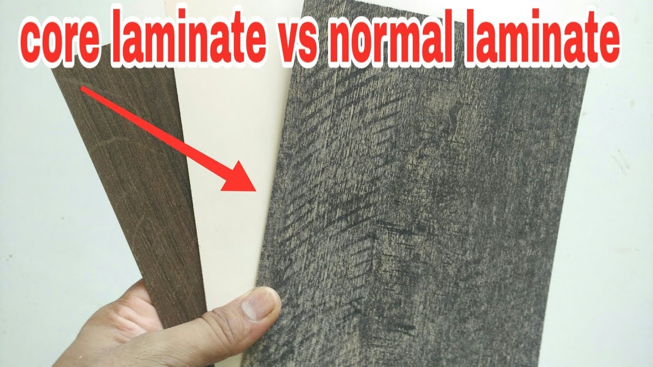 Core laminate vs normal sunmica ! What is different between core laminate and normal laminate