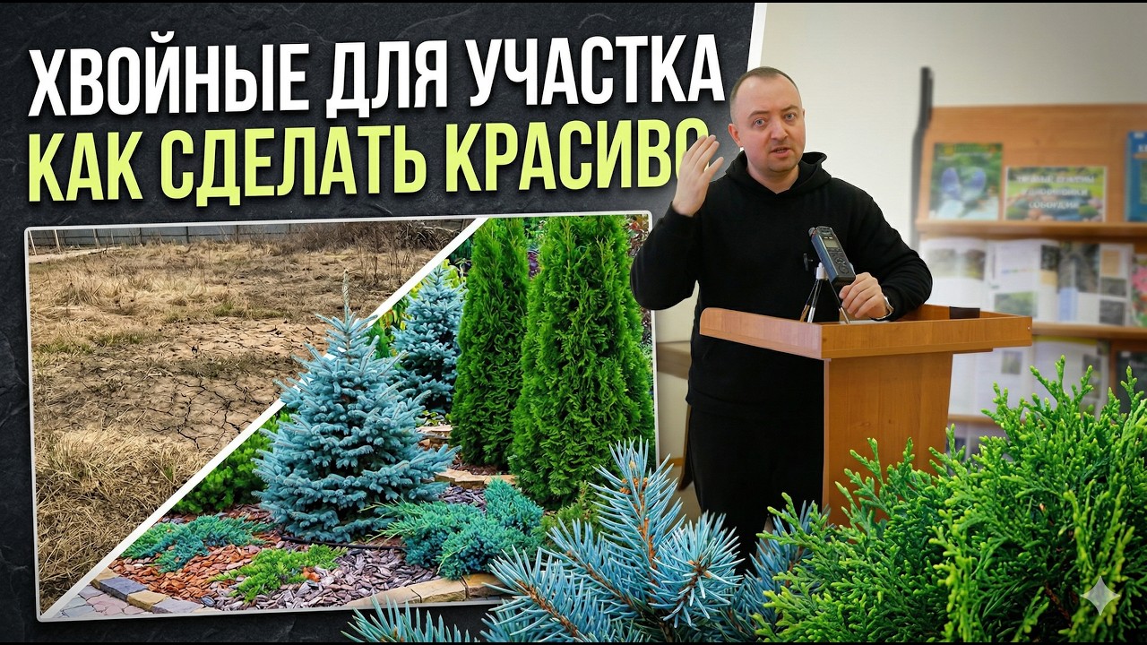 Хвойные культуры для участка | Лекция Максима Хоменка