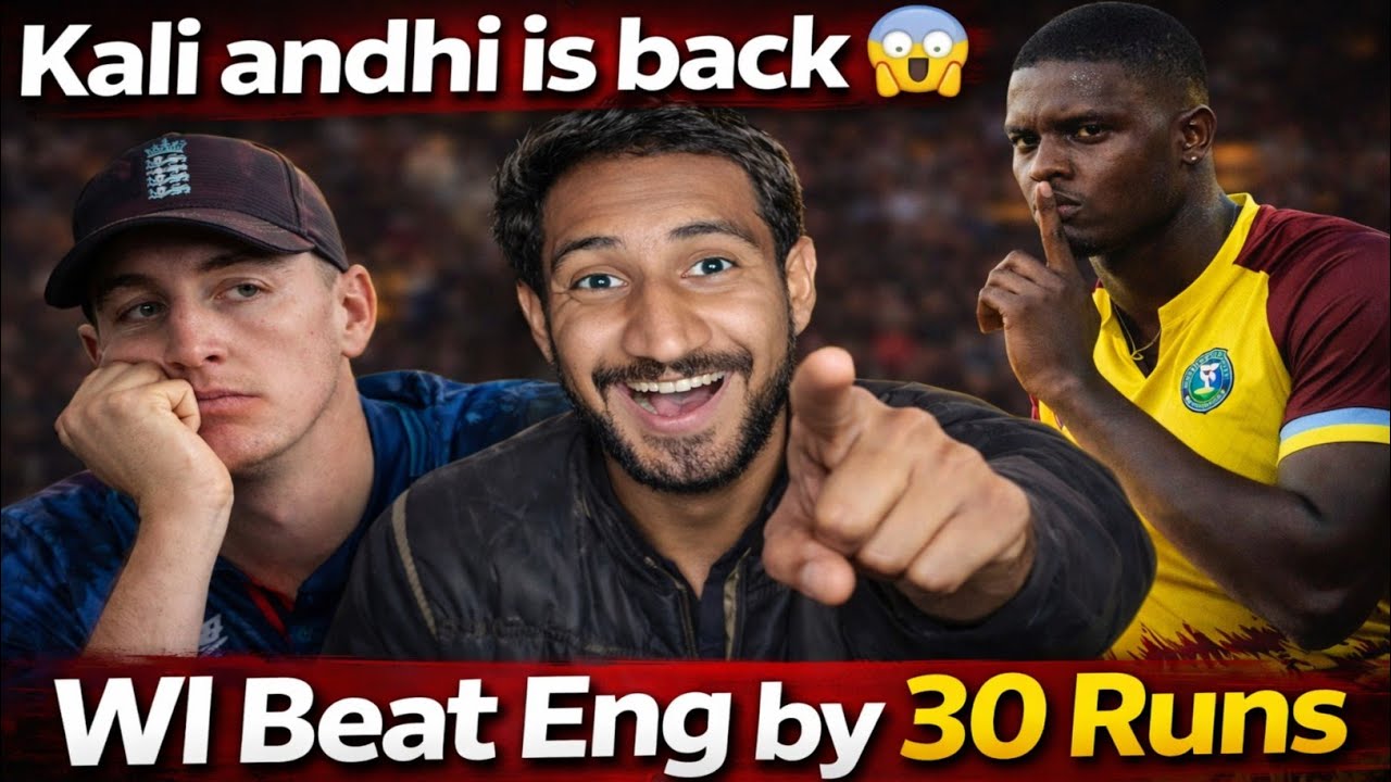 West Indies Beat England by 30 RUNS 😱 | Muhammad Waqas 