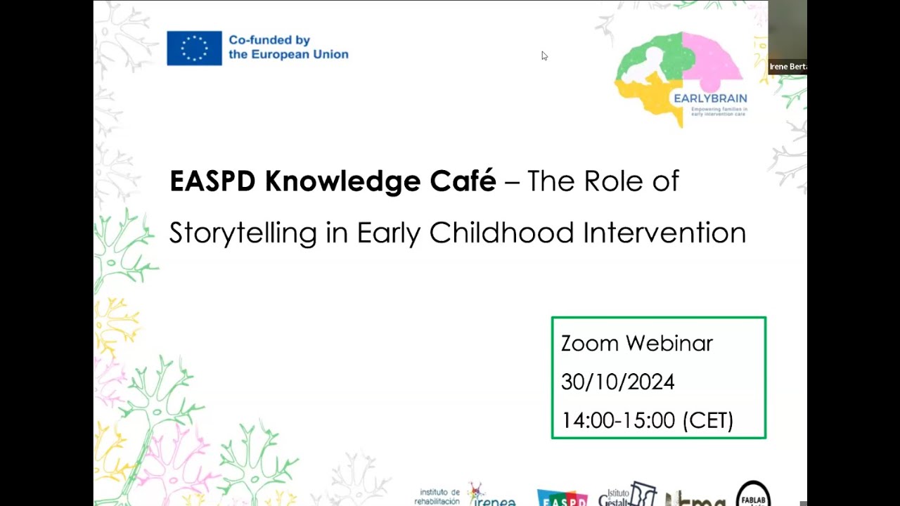 Autumn Knowledge Café: the Role of Storytelling in Early Childhood Intervention, 30/10/2024