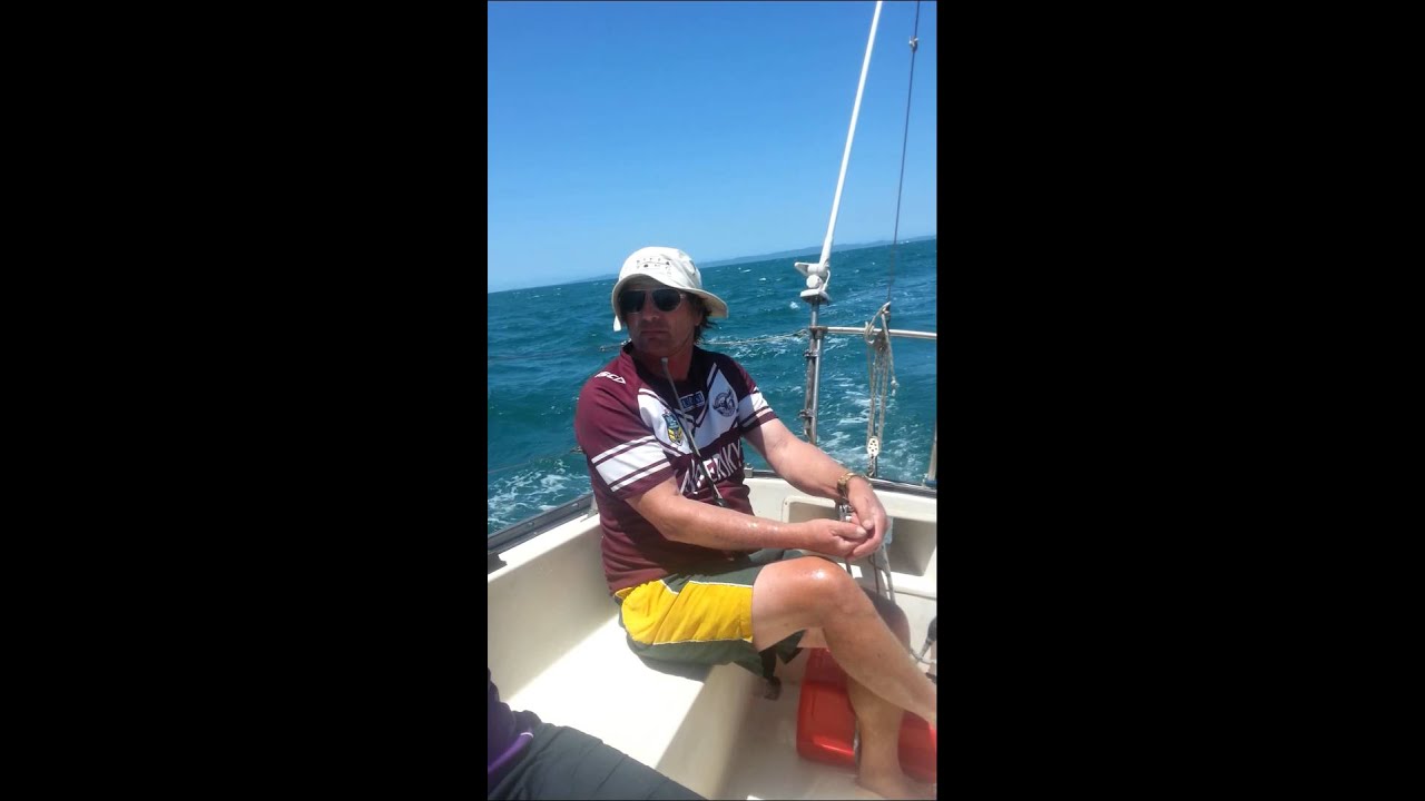 sunmaid 20 moreton bay 25 knots of wind