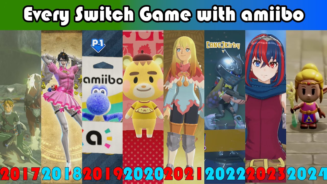 All 63 Nintendo Switch Games That Use amiibo (2017 - 2024) | What Do amiibo Do In Every Switch Game