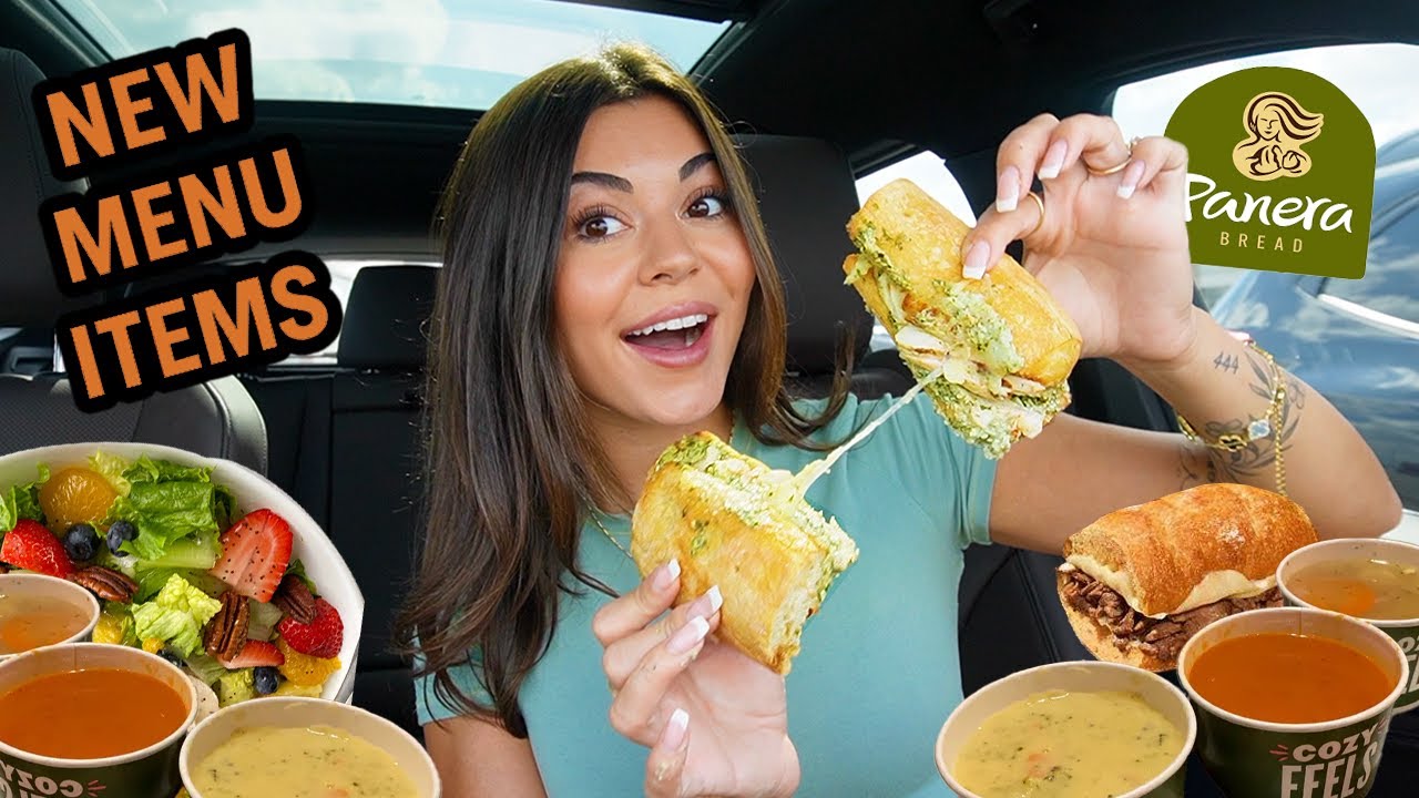Пробуем ВСЕ новое в Panera (французский дип + кусочки брауни!) 🥪