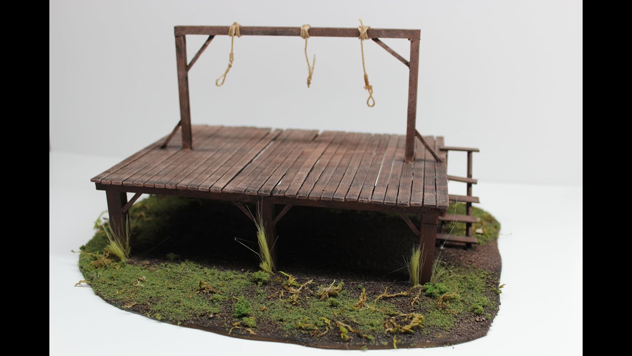 Gallows Miniature Terrain for Malifaux  Part 1