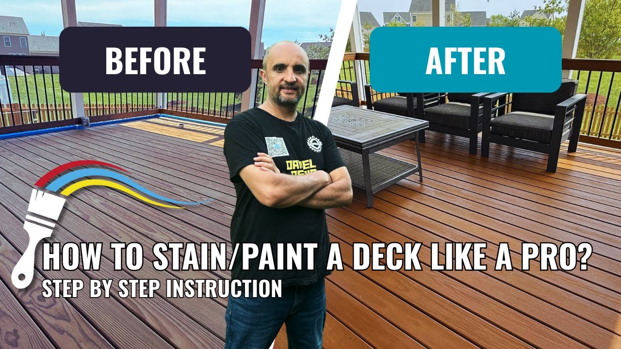 How to Stain or Paint A Deck Like A Pro? Bring Your Deck Back to Life!