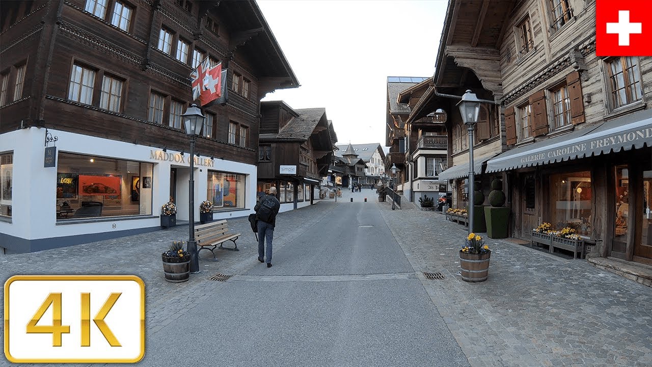 Gstaad, Switzerland | Spring  2021【4K】