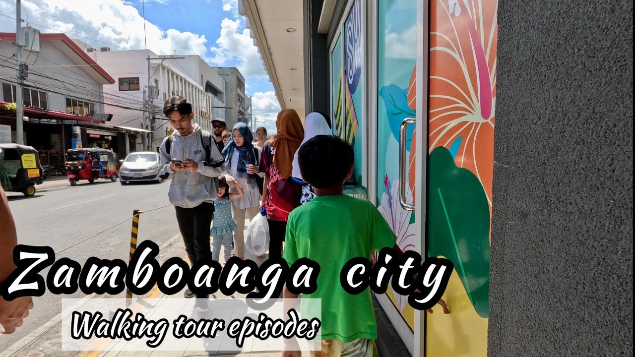 Zamboanga city travel vlog Walking tour in KCC and SM mindpro streets