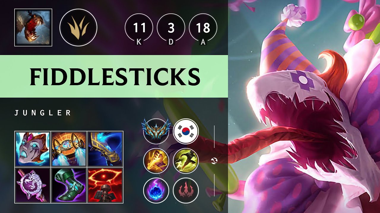 Fiddlesticks Jungle vs Hecarim - KR Challenger Patch 25.05