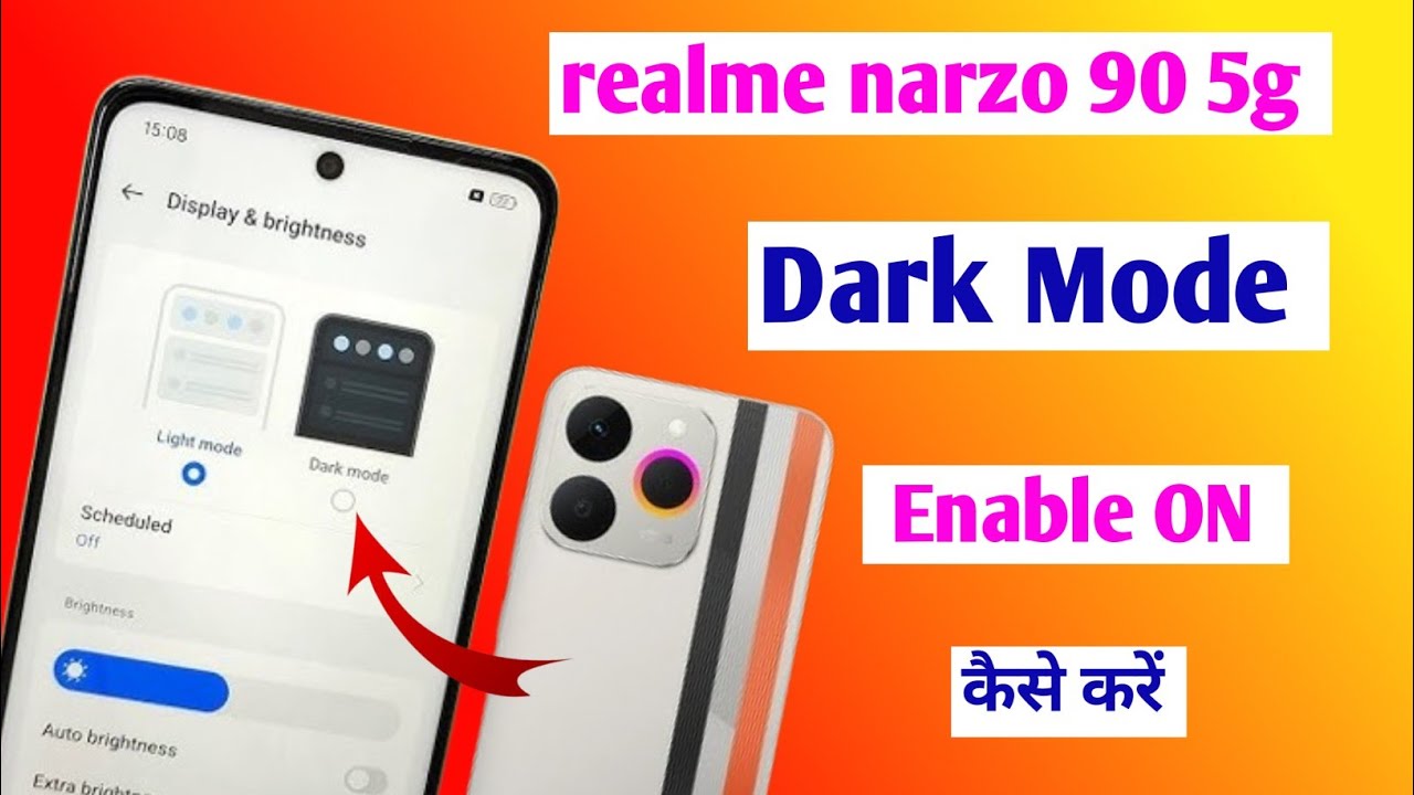 realme phone mein dark mode setting | How to Enable Dark Mode on Realme Narzo 90 5G