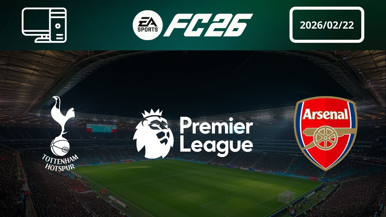 [4K] Tottenham Hotspur vs Arsenal - Prediction - 2025-26 Premier League - EA FC 26