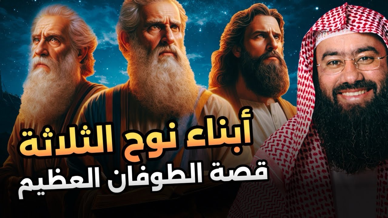 من هم أبناء نوح الثلاثة؟ وماذا حدث بعد الطوفان العظيم؟ | نبيل العوضي