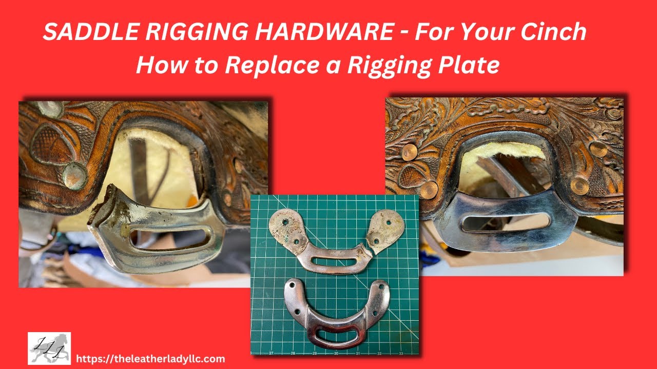 SADDLE REPAIR - How to Replace Your CINCH RIGGING PLATE On A Western Saddle