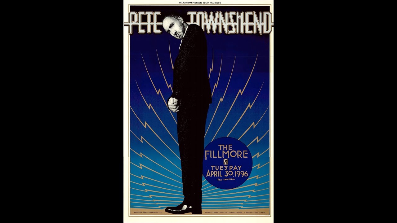 Pete Townshend   Live at The Fillmore, 1996