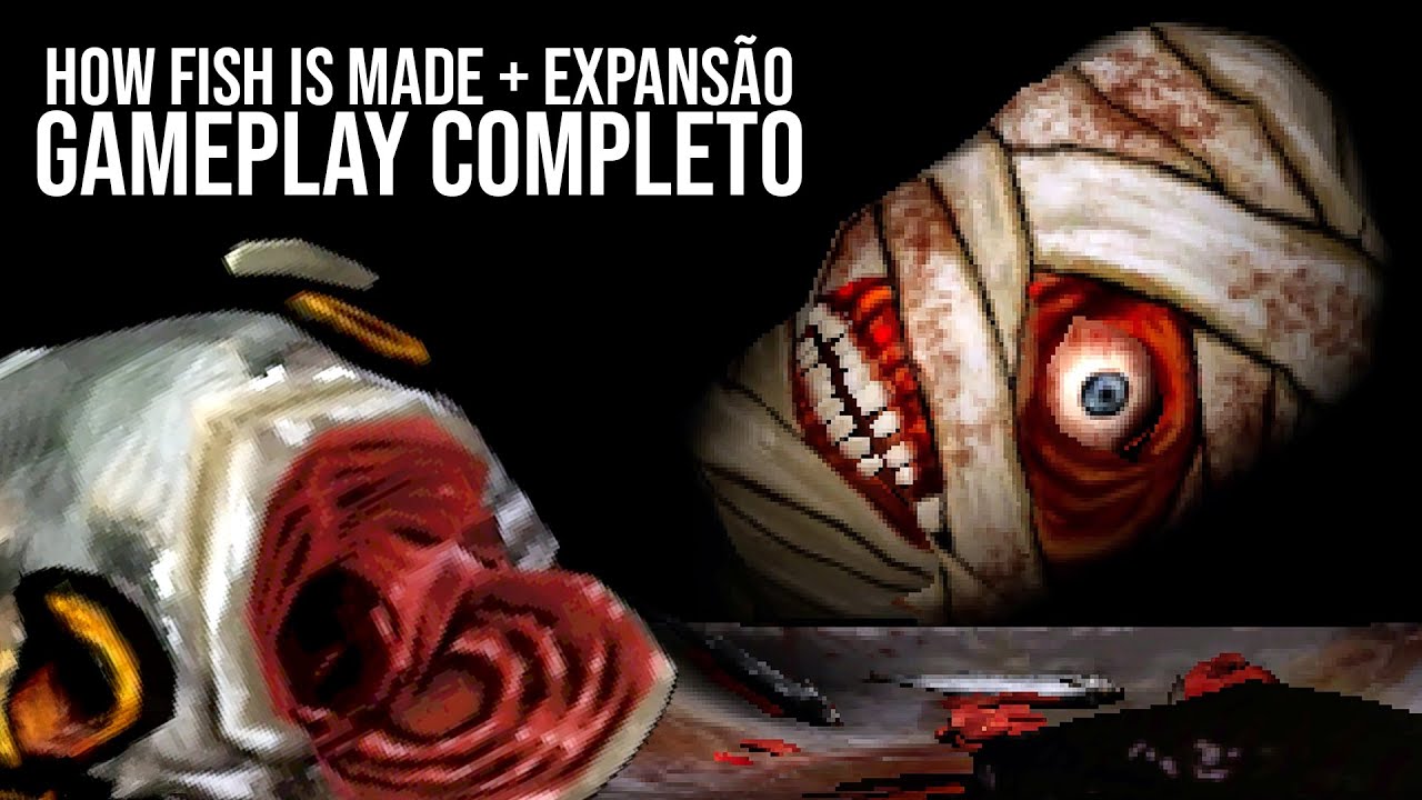 Jogo BIZARRO Demais!!! | HOW FISH IS MADE - Gameplay Completo do Início ao Fim | Em Português PT-BR