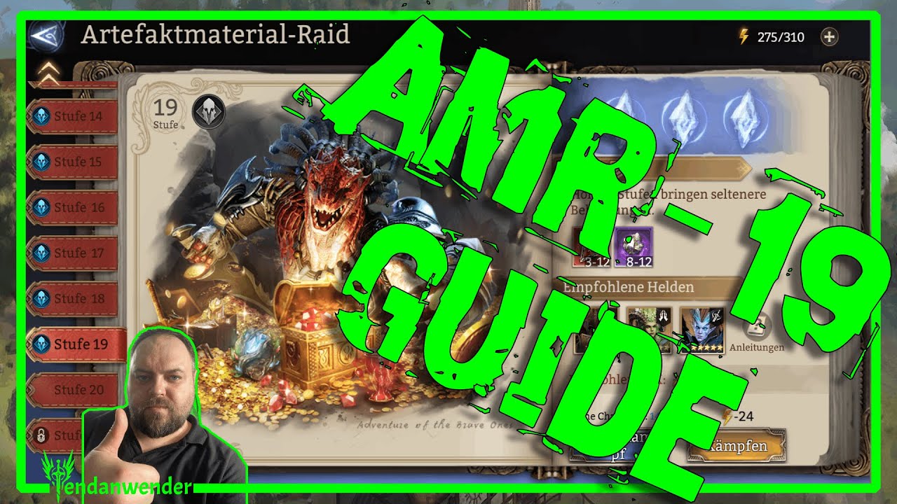 Watcher of Realms - AMR 19 Guide Artefaktmaterial Raid Stufe 19 in 2024