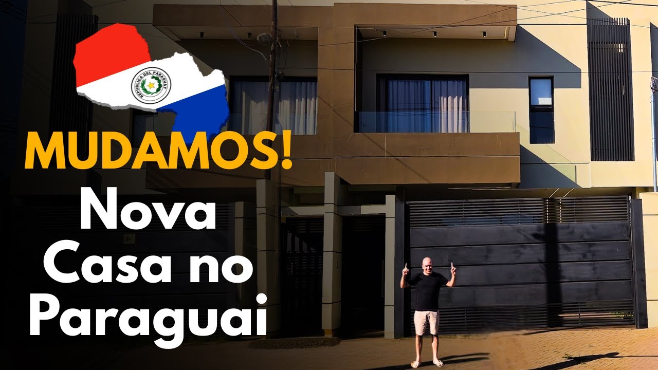 Mudei para Encarnación e Mobiliei em 1 Dia! Tour pela Casa!