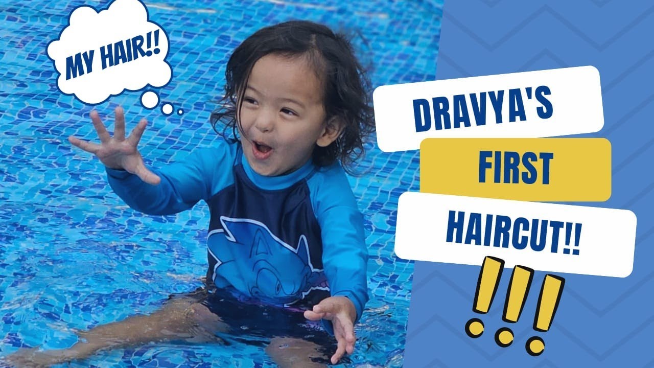 Dravya's 1st Haircut | Rakhi Celebration
