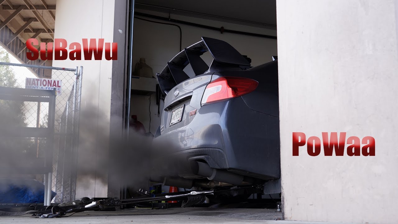 Getting my Subaru STI Pro tuned at PRE Racing!!