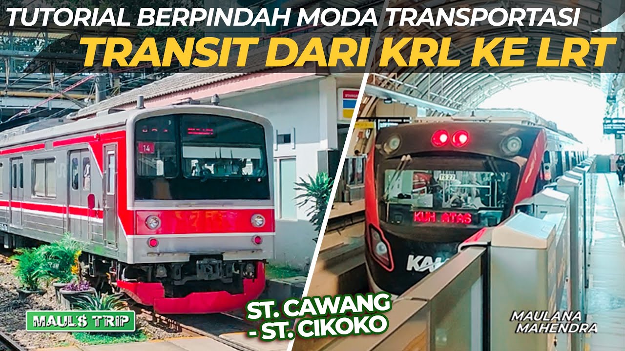 Cara Gampang Transit dari Stasiun KRL Cawang ke Stasiun LRT Cikoko