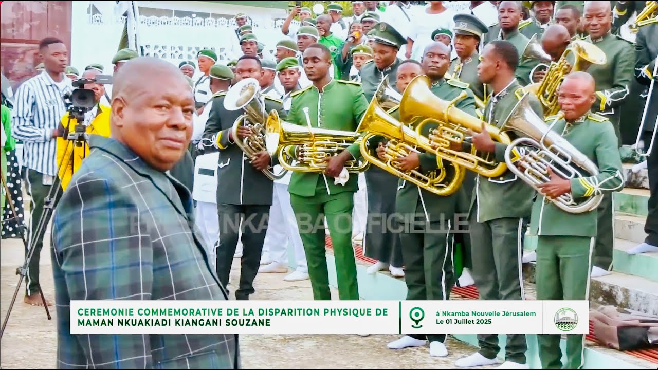 🚨GRAVE SA DIVINITÉ PAPA SIMON KIMBANGU KIANGANI AYEMBISI FANFARE KIMBANGUISTE