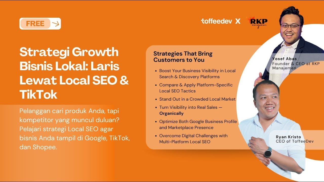 Strategi Growth Bisnis Lokal: Laris Lewat Local SEO & TikTok