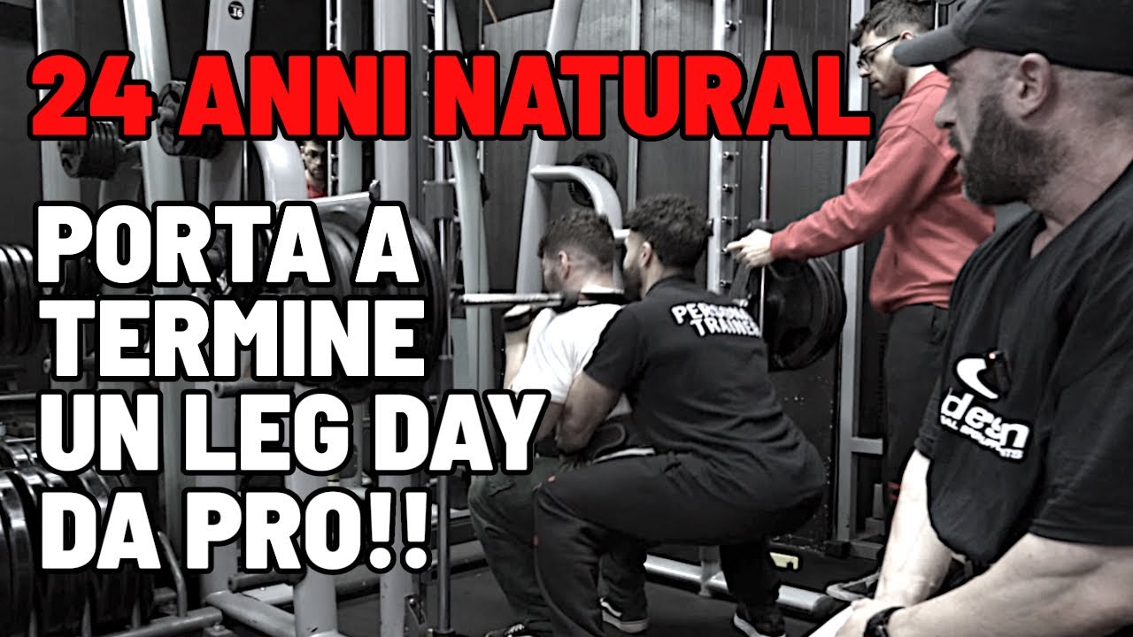 COMPLETA UN MIO LEG DAY A SOLI 24 ANNI!