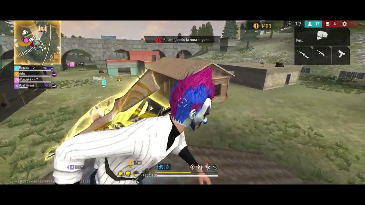 Jugando Free Fire