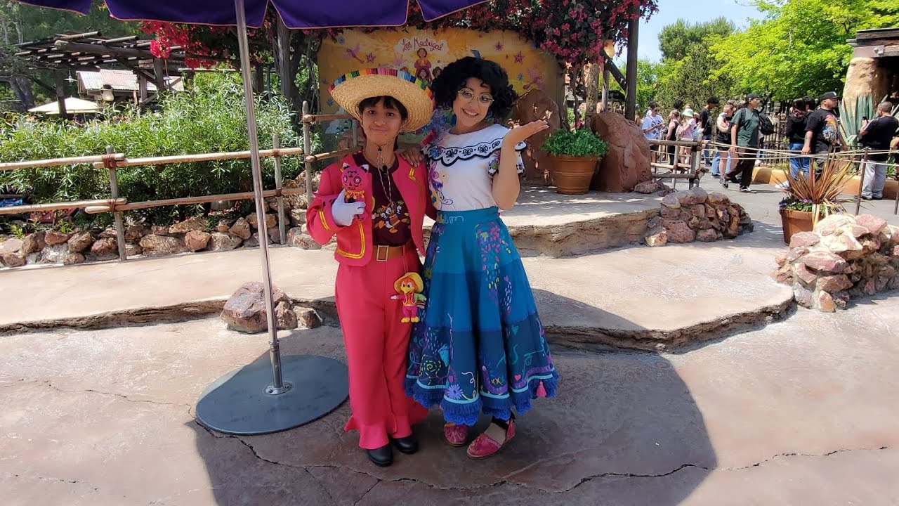 I as a caballera meets Mirabel Madrigal of Disneyland May 17 2023