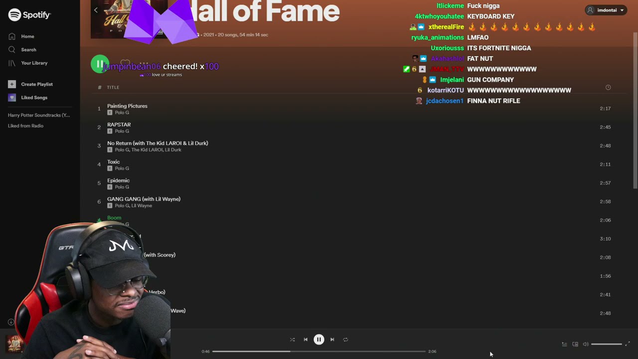 ImDOntai Reacts To The Polo G Album Hall Of Fame !
