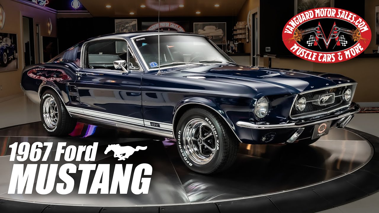 1967 Ford Mustang GT Fastback For Sale Vanguard Motor Sales #0035