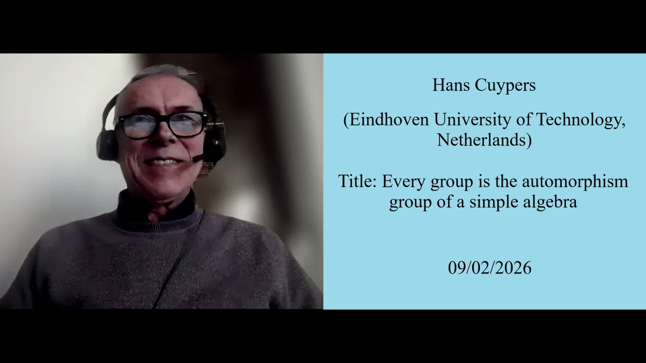 156. 09/02/2026 Hans Cuypers (Eindhoven University of Technology, Netherlands)