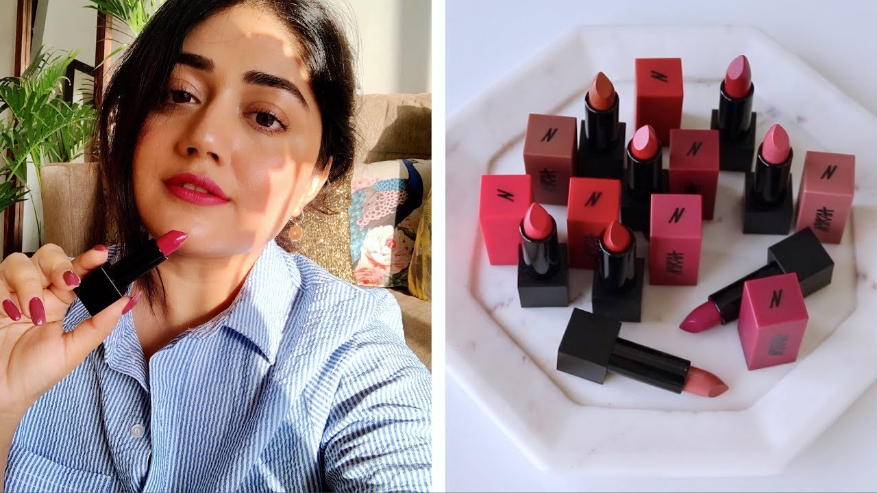 Nykaa Ultra Matte Lipstick Swatches | corallista