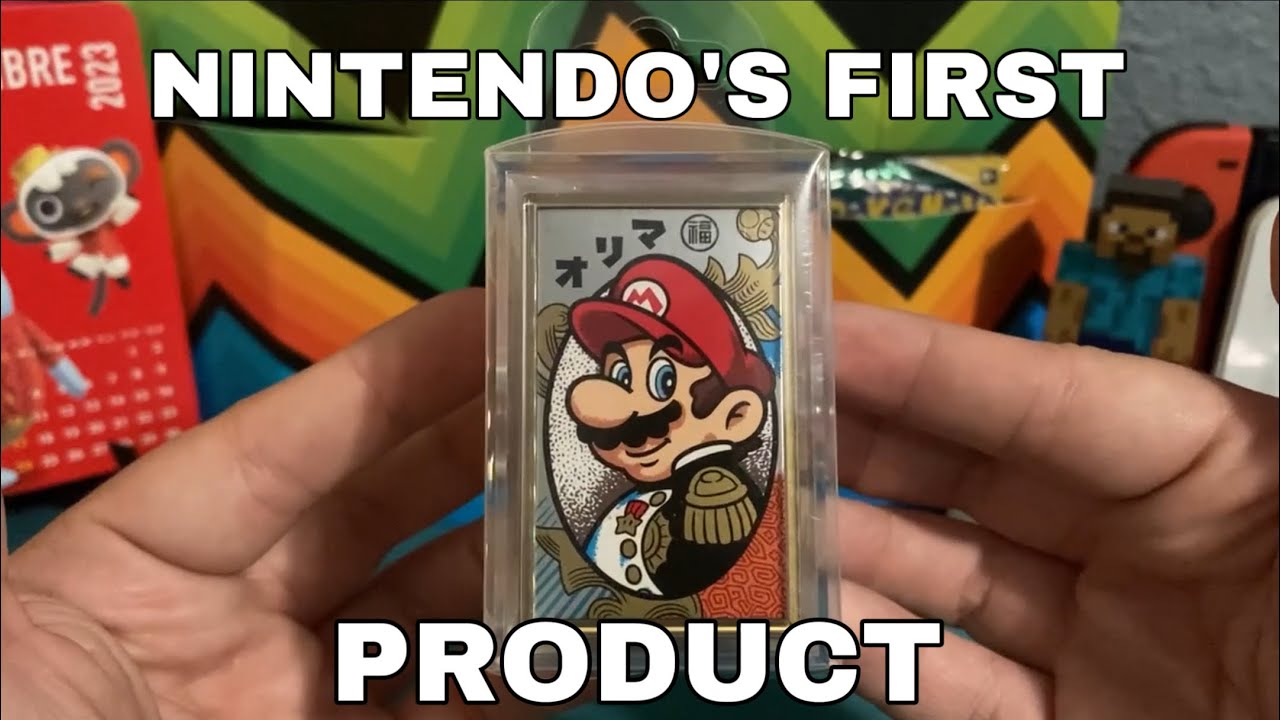 Super Mario Hanafuda Cards. Nintendo&rsquo;s first product&hellip; kind of