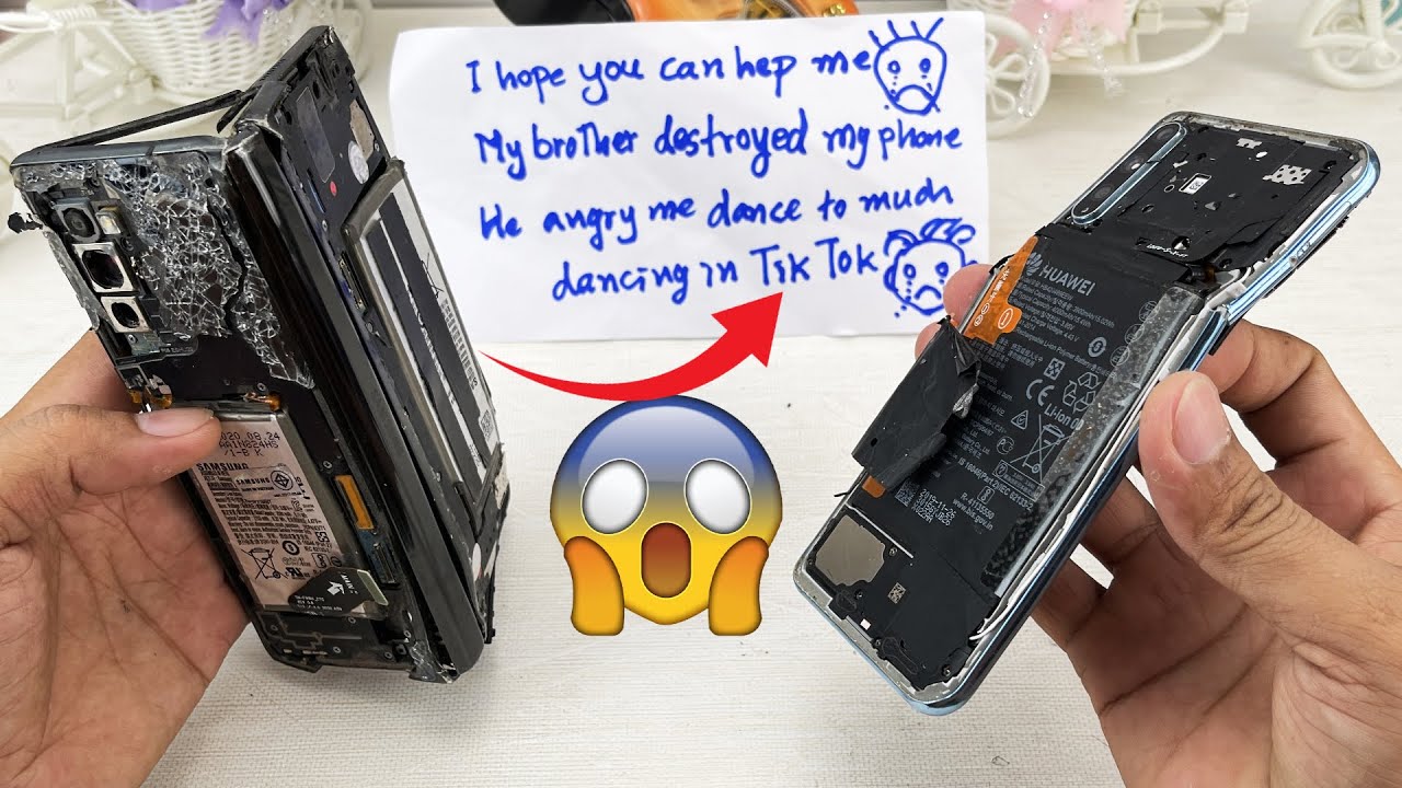 Restore Huawei Y8p Cracked ,Sorry My fan For Samsung Galaxy Z Fold