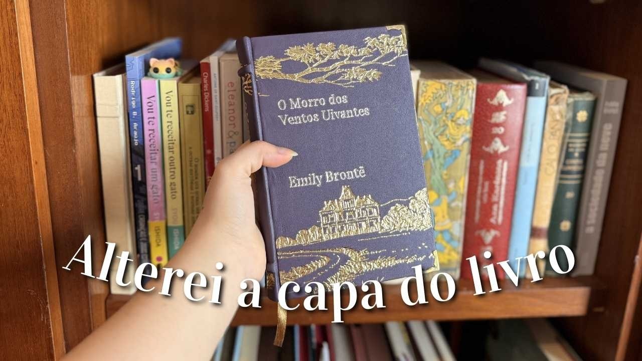 STUDIO VLOG: Troquei a capa do livro | O Morro dos Ventos Uivantes